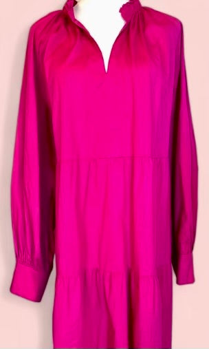 Eloquii Florida Fuschia Womens Plus Size Dress Size 22