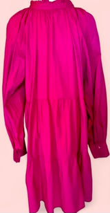 Eloquii Florida Fuschia Womens Plus Size Dress Size 22