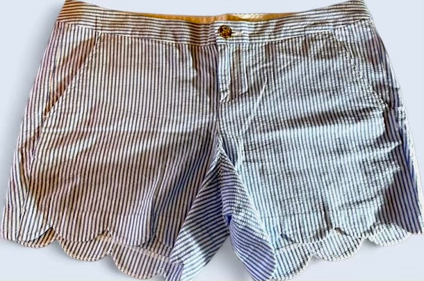 Lily Pulitzer Scallop Striped Vintage Shorts*