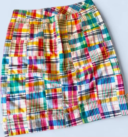 Talbots Preppy Poolside Patchwork Skirt