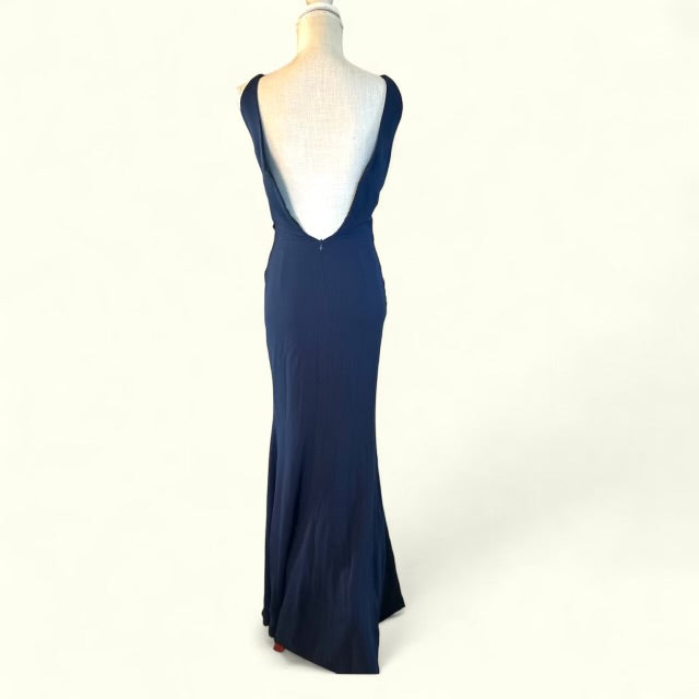 Dress the Population Jordan Navy Side Slit Evening Dress Size 2