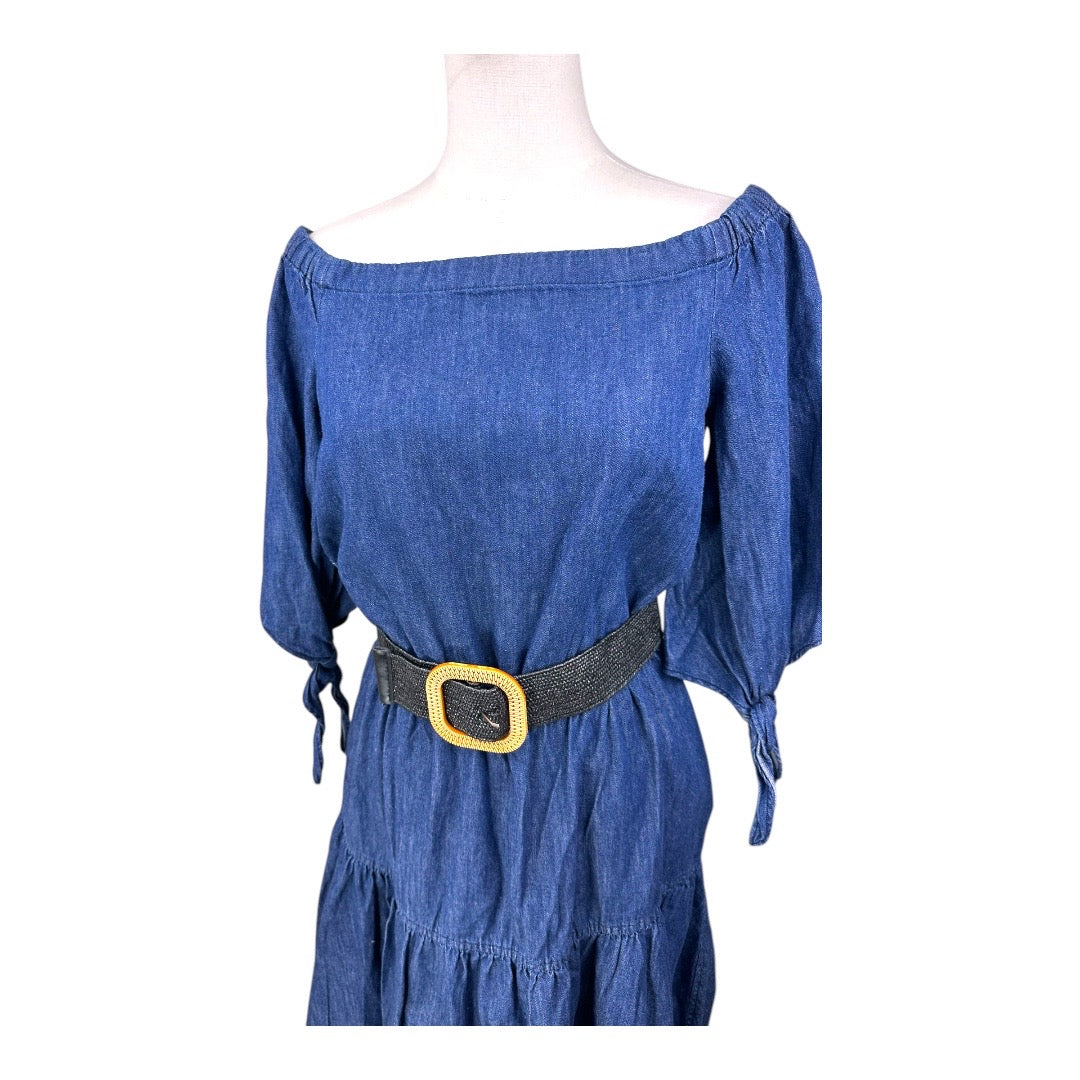 Lauren Ralph Lauren Denim Western Vintage Petite Dress Size 4*