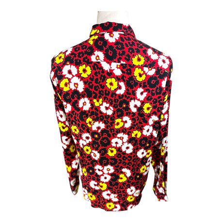 The Kooples Floral Trend Mens Button Shirt Size Medium Slim New MSRP 195