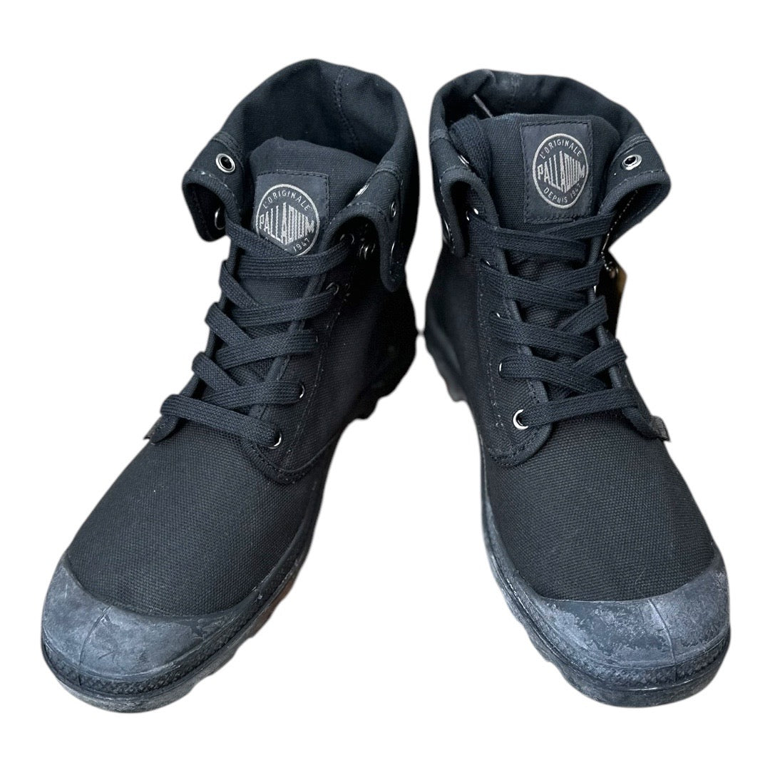 Palladium L'Original Black Baggy Mens Combat Boots Casual Size 10 New