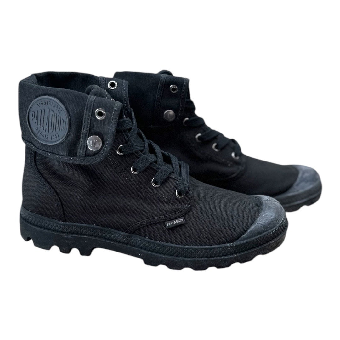 Palladium L'Original Black Baggy Mens Combat Boots Casual Size 10 New