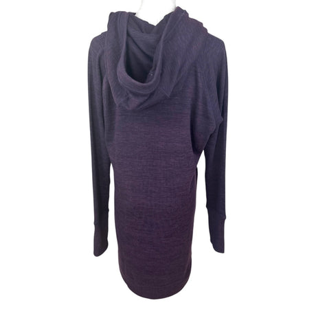 Athleta Blissful Preloved Hoodie Dress Purple Size Medium*