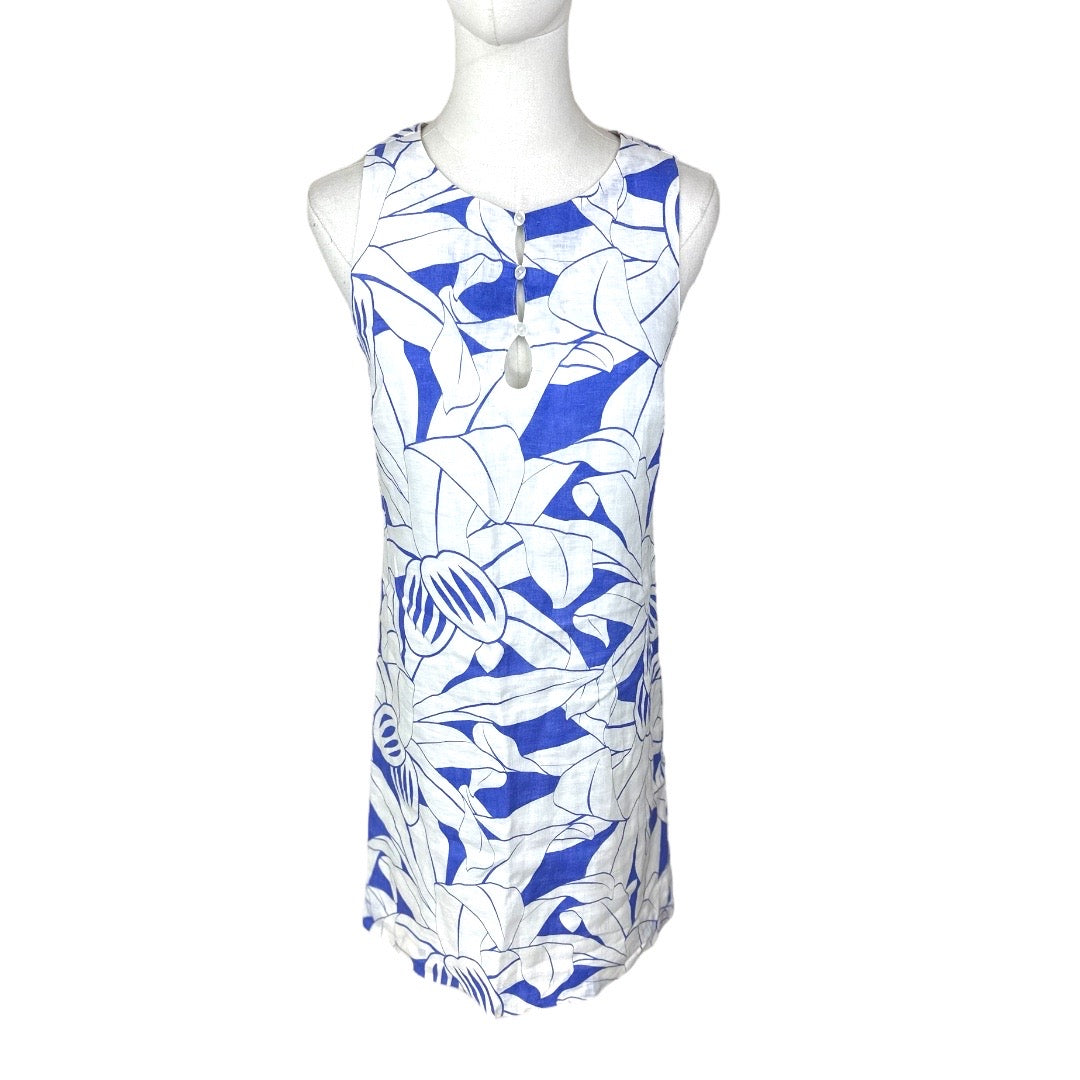 Island Company 100% Linen Castaway Shift Preloved Dress Size XS