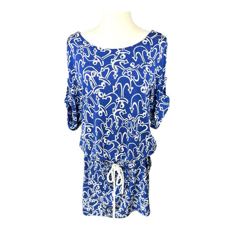 Lilly Pulitzer Raquel Anchors Away Rope Belt Preloved Dress Size Medium