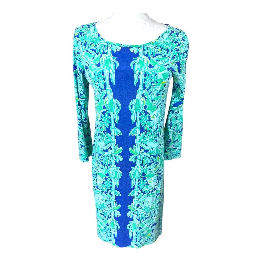 Lilly Pultzer Marlowe Koala Print Long Sleeve Preloved Dress Size Small*