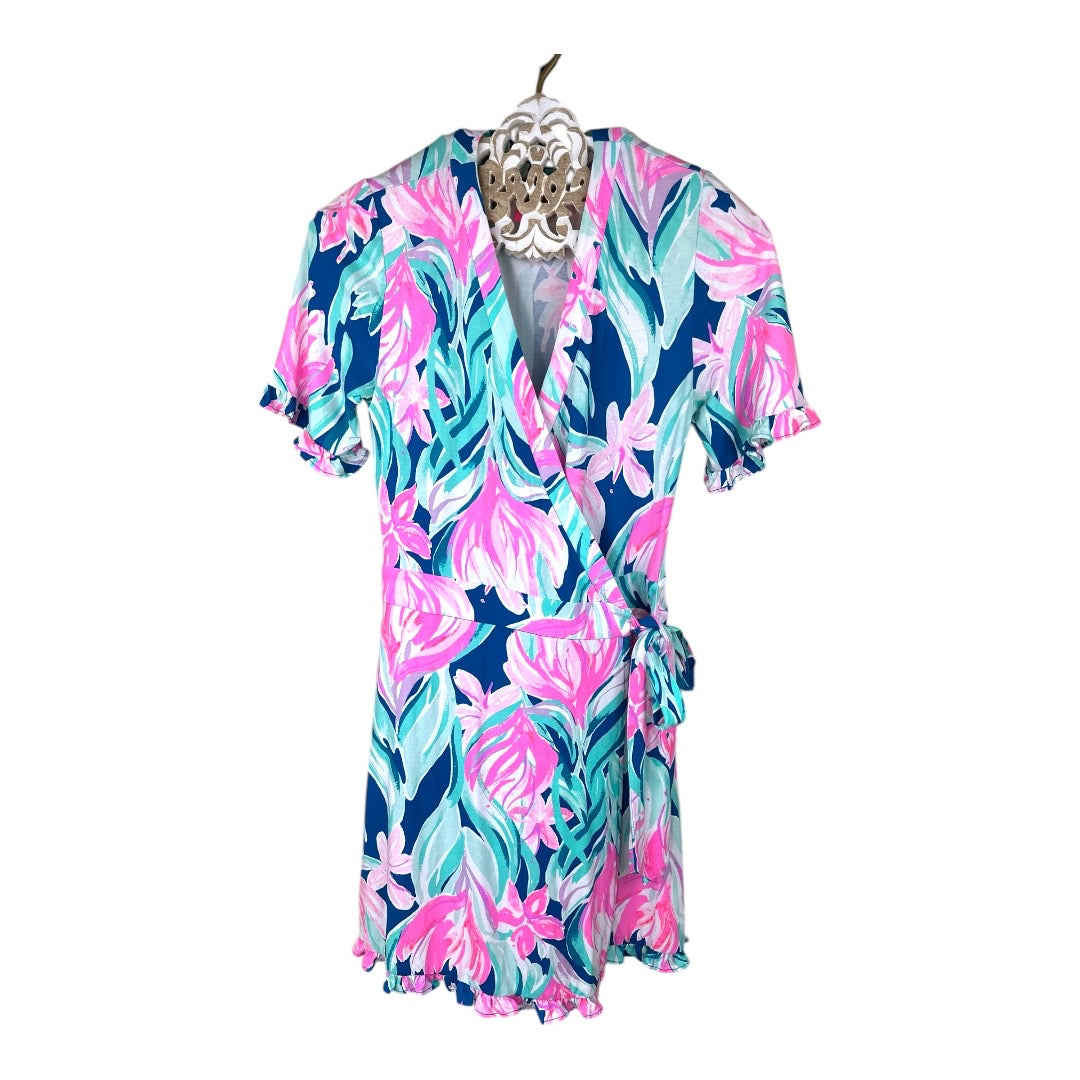Lilly Pulitzer Liddy Preloved Romper Dress Size XSmall*