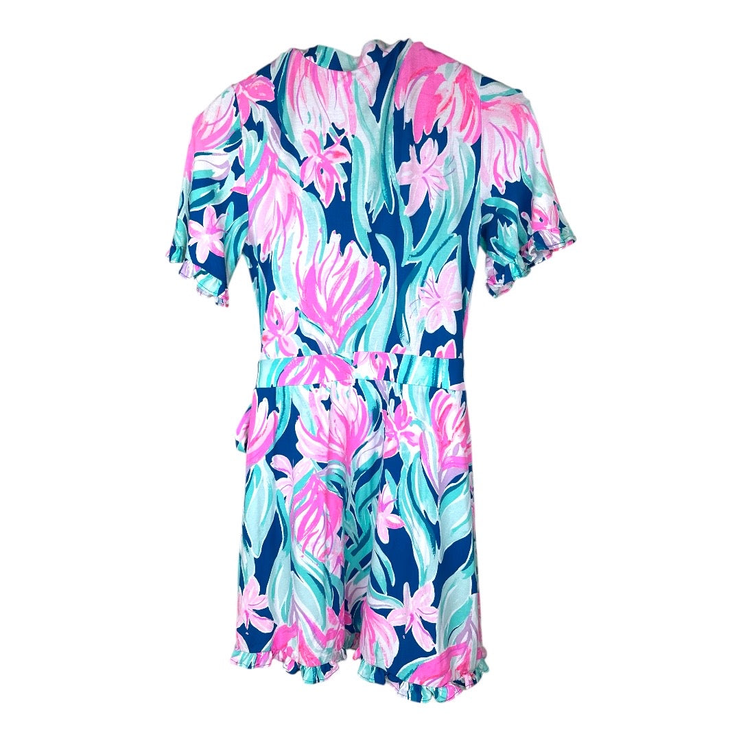Lilly Pulitzer Liddy Preloved Romper Dress Size XSmall*