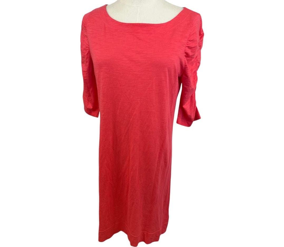 Lilly Pulitzer 100% Pima Cotton Hot Pink Preloved T Shirt Dress Medium*