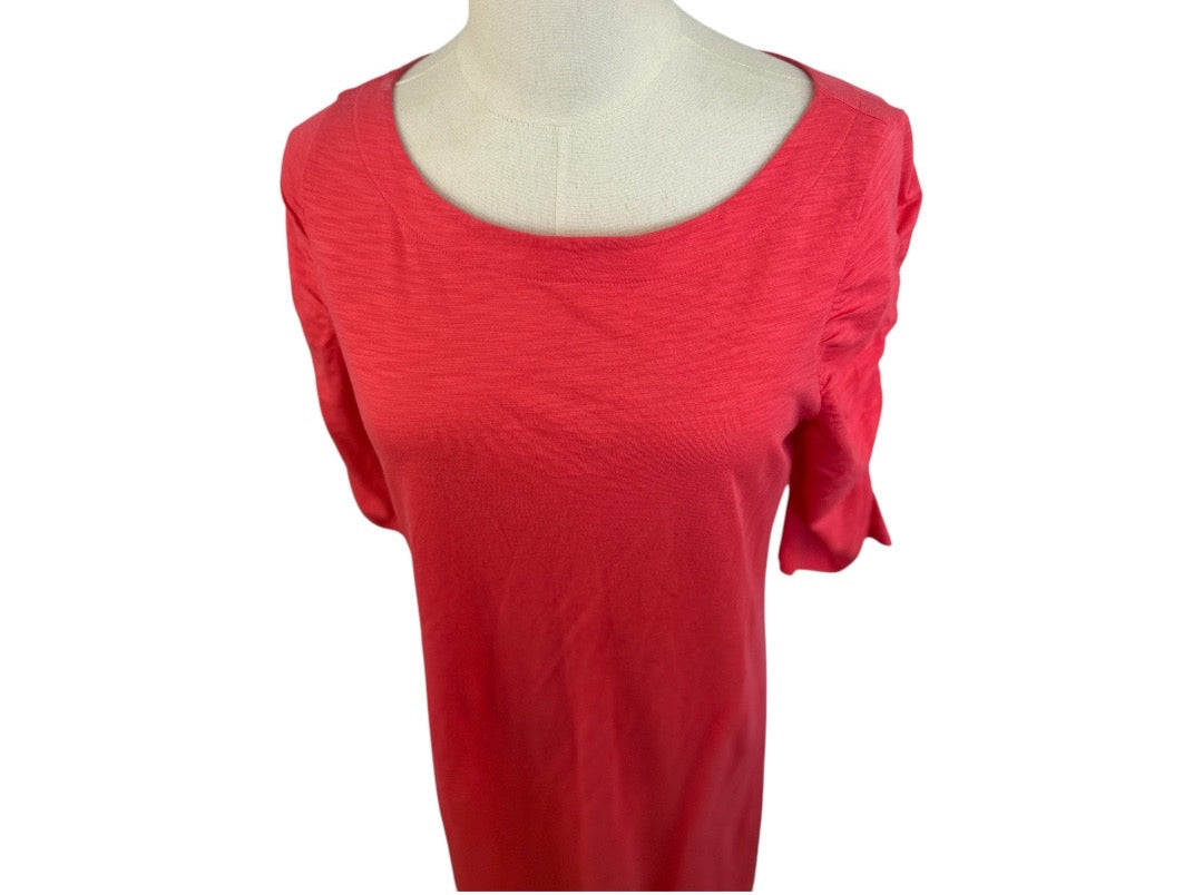 Lilly Pulitzer 100% Pima Cotton Hot Pink Preloved T Shirt Dress Medium*