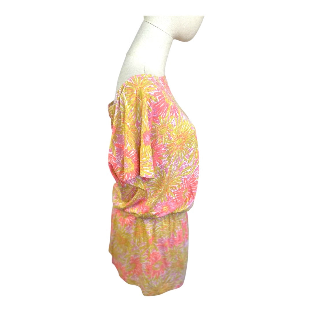 Lilly Pulitzer Carmine Sunkiss 100% Cotton Preloved Cover Up Dress Medium*
