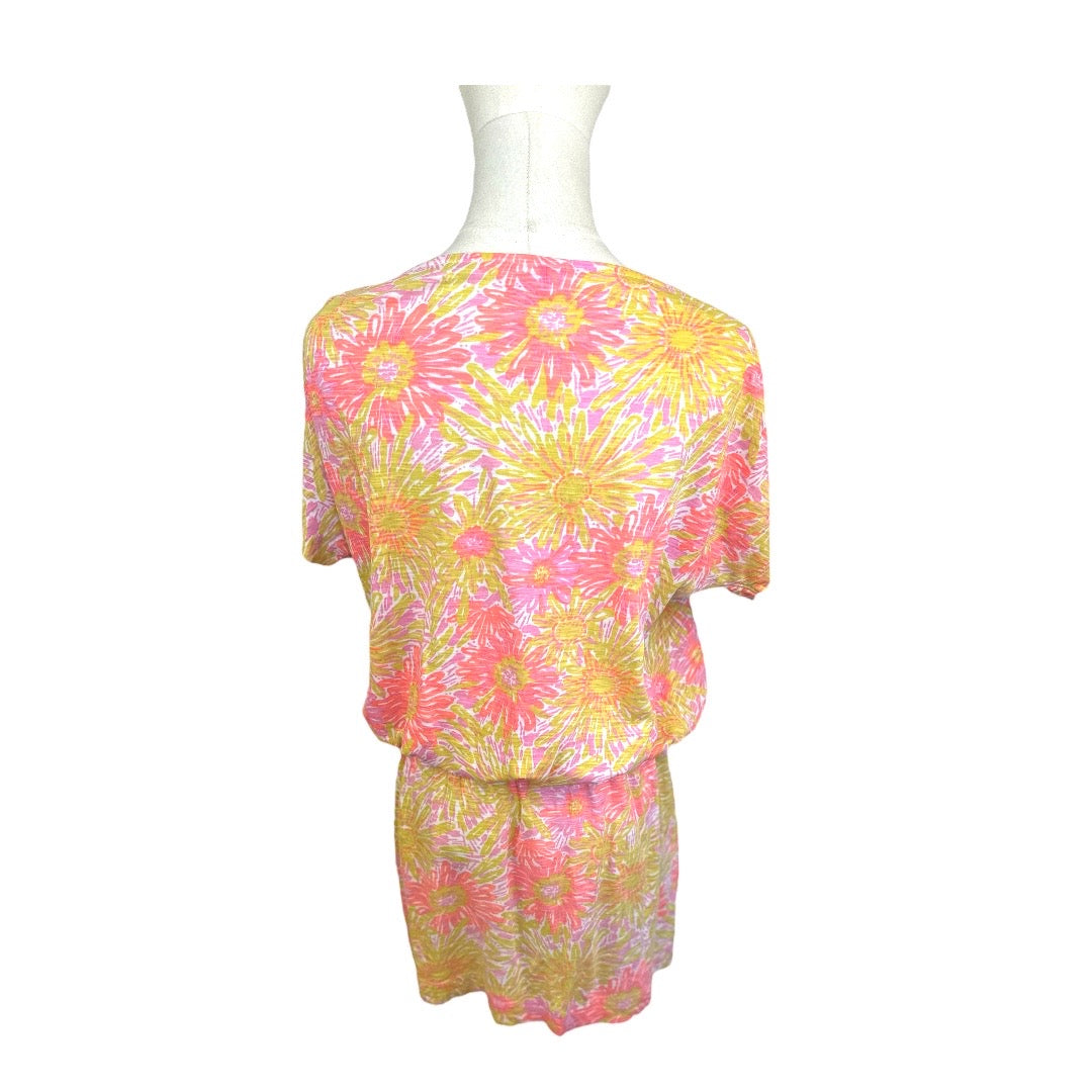 Lilly Pulitzer Carmine Sunkiss 100% Cotton Preloved Cover Up Dress Medium*