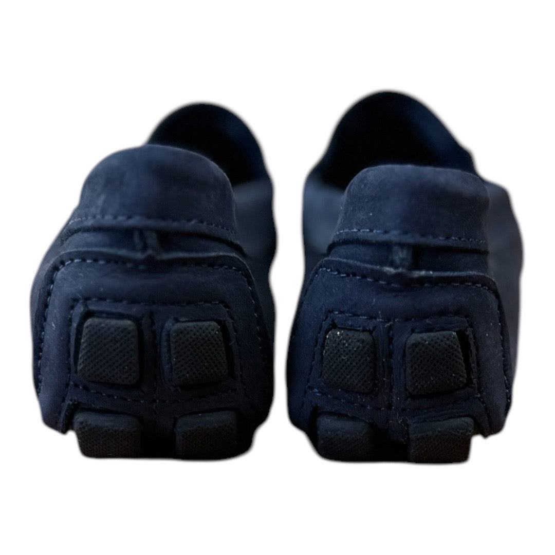 Massimo Matteo Blue Suede Womens Horse Bit Driving Mocs Size 8 NEW