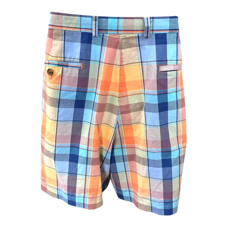 Brooks Brothers Cotton Plaid Golf Casual Mens Preloved Shorts Size 38*