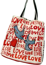 Brighton Love Is All You Need Tote Vintage Preloved Bag*