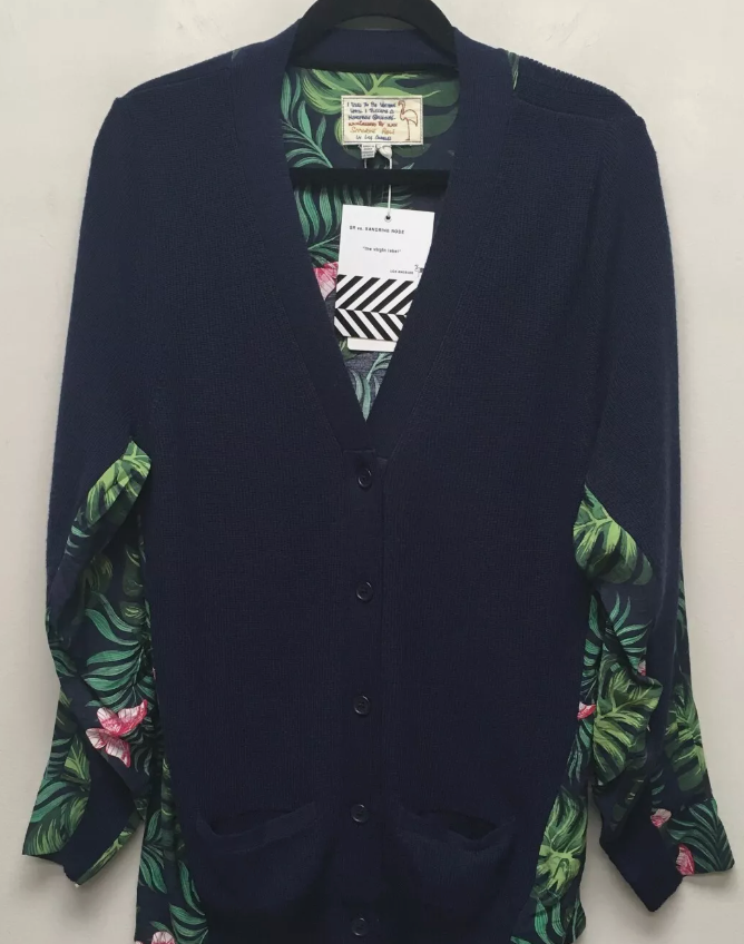 Sandrine and Rose Navy Floral Cardigan