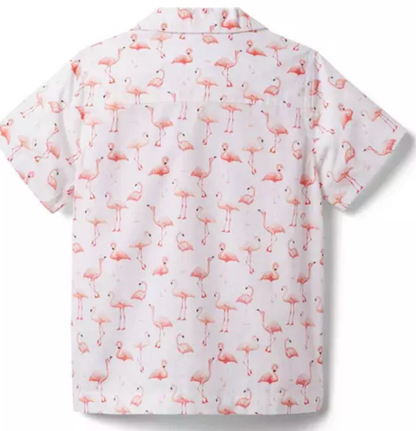 Janie and Jack "Flamingo With Me" Youth Boys Shirt