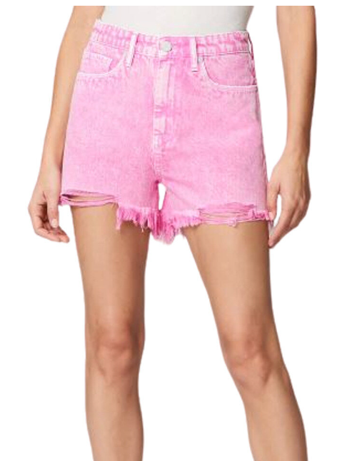 Blank NYC Pink Flamingo Reeve Shorts