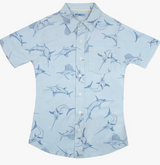 Tommy Bahama Miami Marlin Youth Boys Shirt