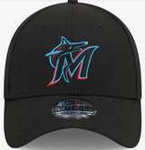 New Era 39Thirty Miami Marlins Flex Fit Hat