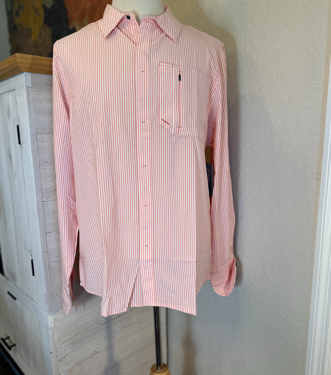 Coolibar Fiera Striped Fishing Shirt