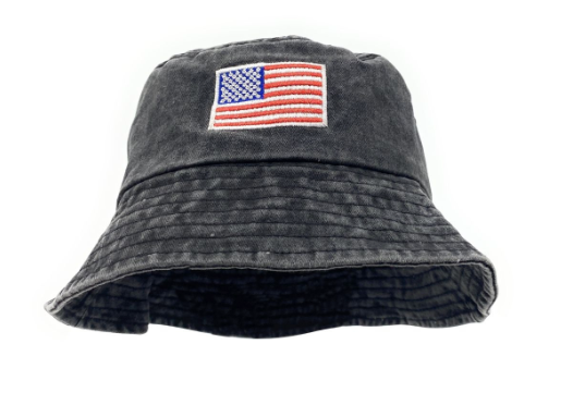 Boating Bucket Hat American Flag Unisex