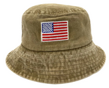 Boating Bucket Hat American Flag Unisex