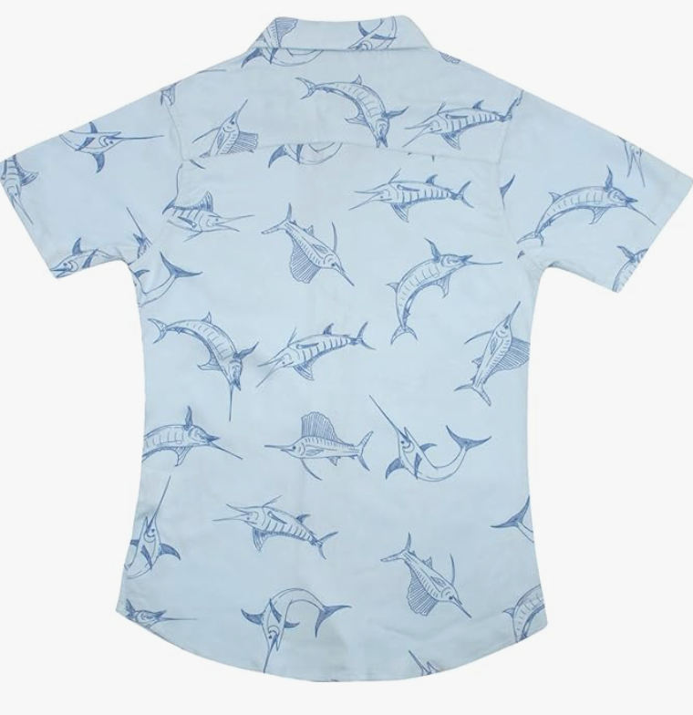 Tommy Bahama Miami Marlin Youth Boys Shirt