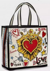 Brighton Queen of Love Tote Bag Vintage Preloved*