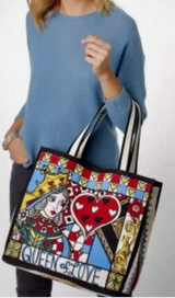 Brighton Queen of Love Tote Bag Vintage Preloved*