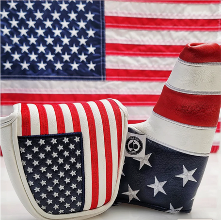 Pins nd Aces USA Golf Leather Putter Cover