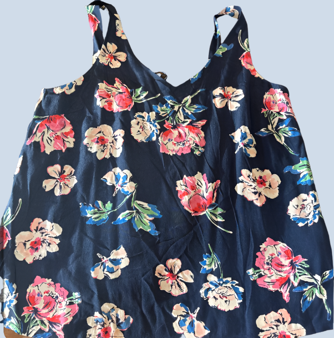 Joules Kyra Floral Print Womens Cami Top Size 10