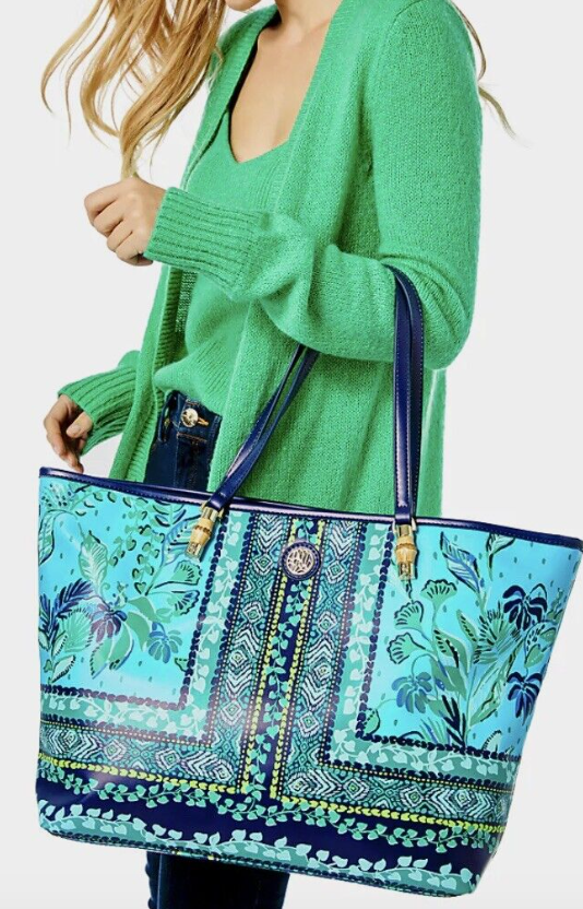 Lily Pulitzer Tropical Dreams Mena Tote Bag