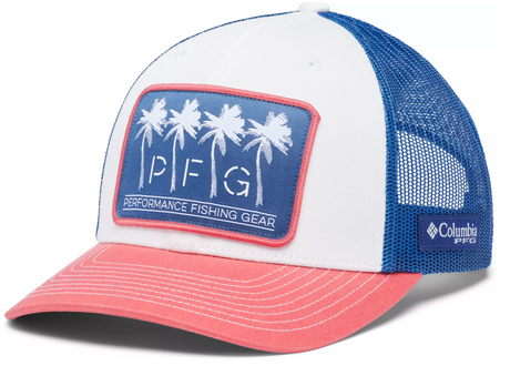 PFG Columbia Paradise Palm Tree Womens Mesh Hat