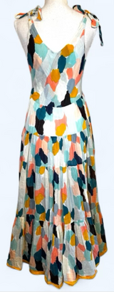 THML Watercolor Maxi Dress Womens