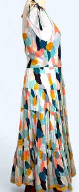 THML Watercolor Maxi Dress Womens