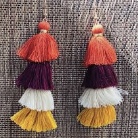 Beachy Boho Tassel Earrings*