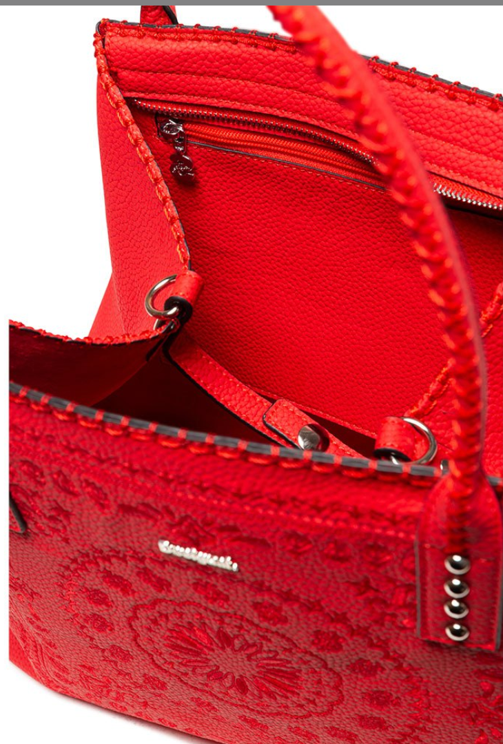 Desigual Soft Red Bandana Liberte Bag