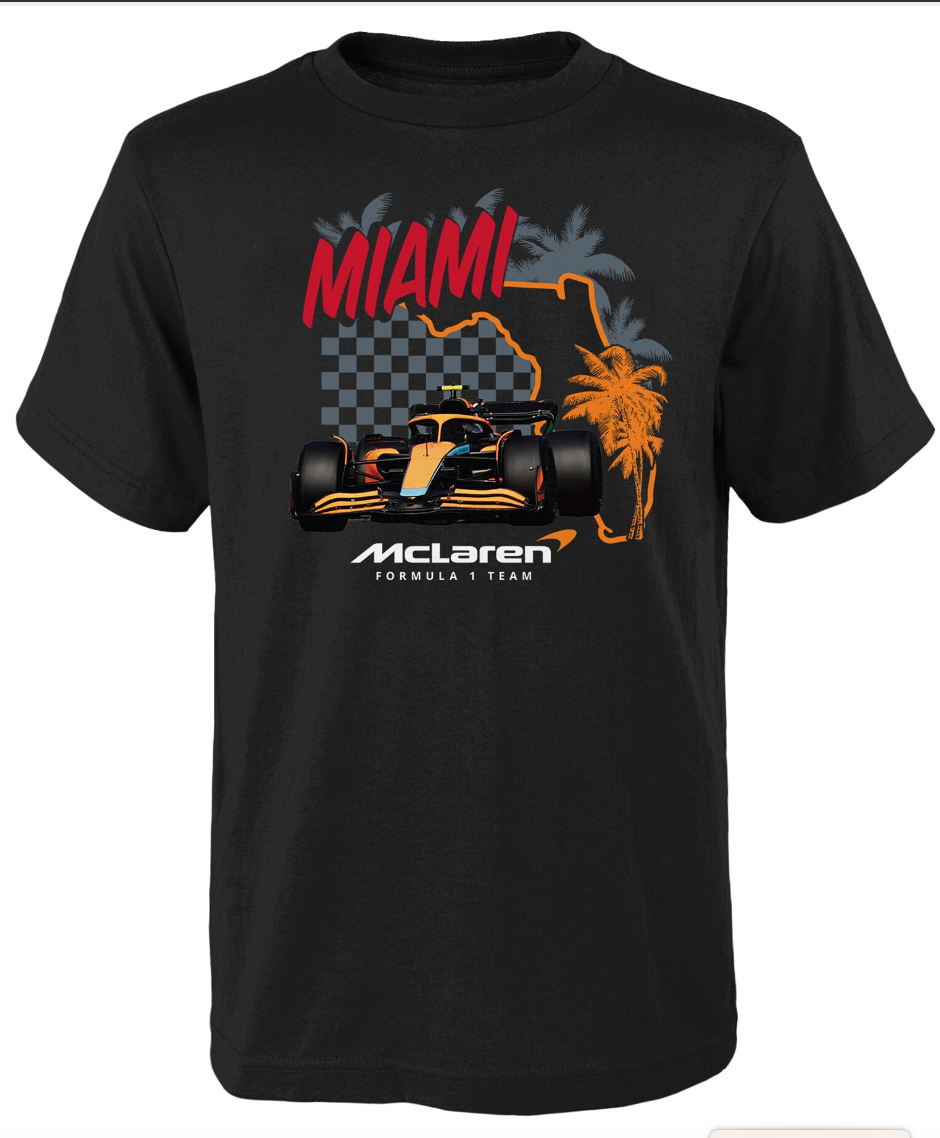 McLaren Miami Formula 1 Team Mens Tee