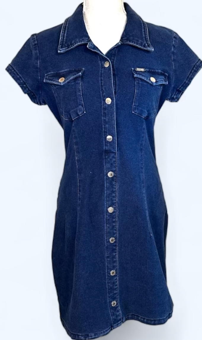 Guess Sarasota Snap Jean Dress