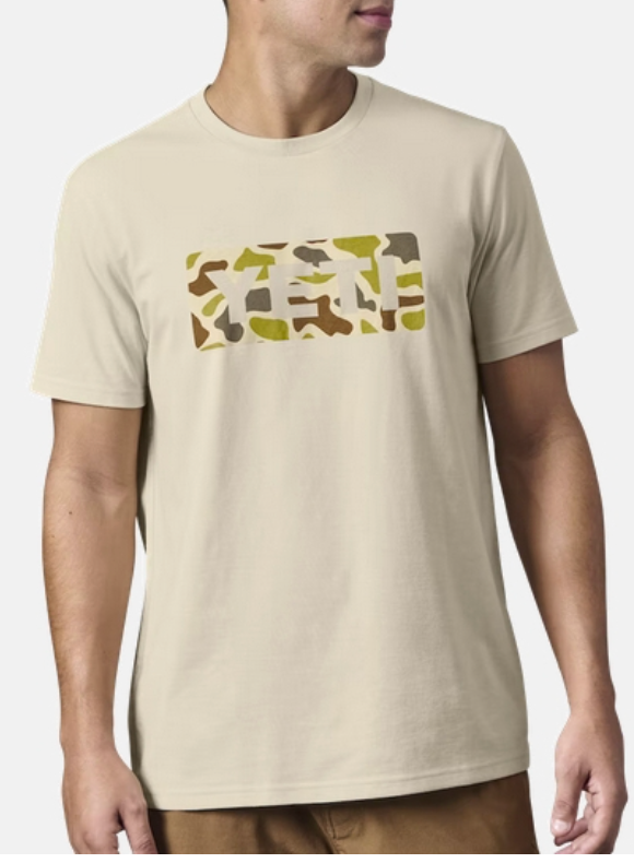 Yeti Camo Sand Mens Tee