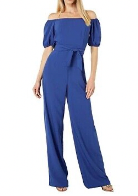 Lily Pulitzer Oyster Bay Blue Womens Jumpsuit Preloved