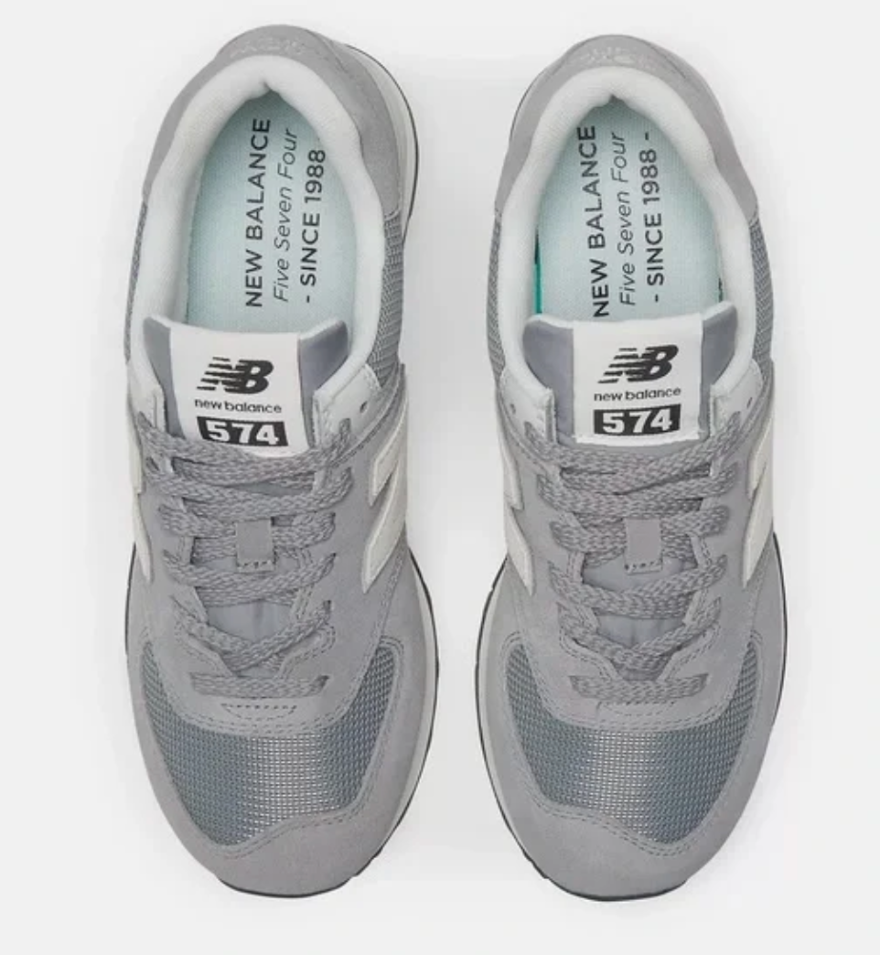 New Balance 574 Light Grey Womens Sneakers