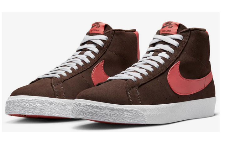 Nike SB Blazer Mid Chocolate and Berry