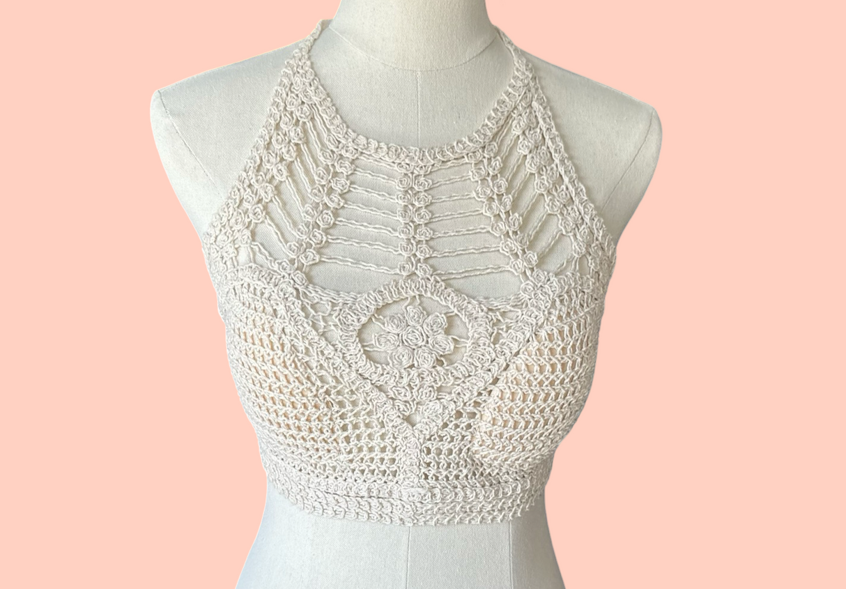 Rebellion Crochet Vintage Halter Tank*