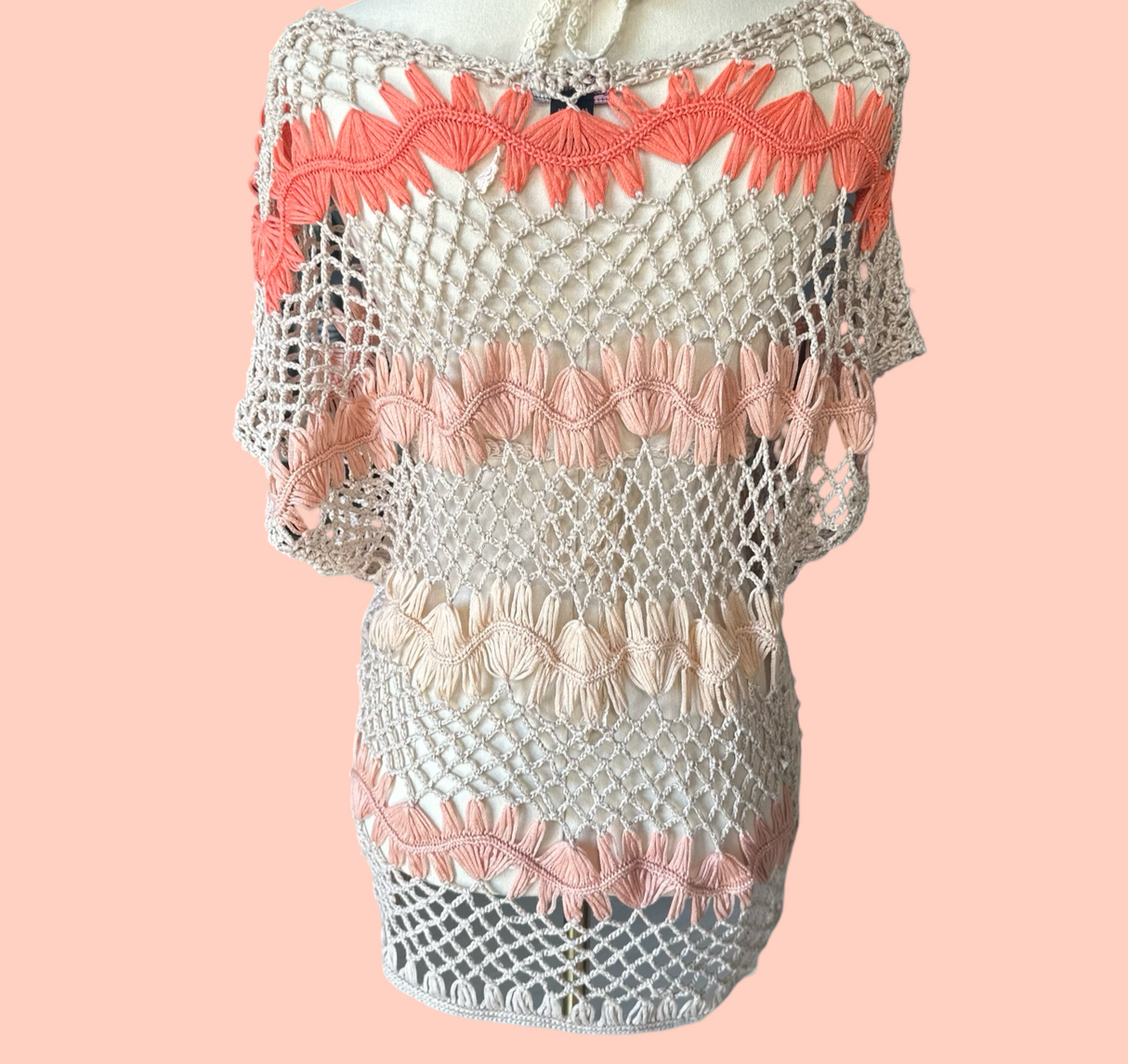 Questions Peachy Crochet Vintage Sweater*