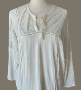 Lucky Brand Vintage Cream Crochet Tops*